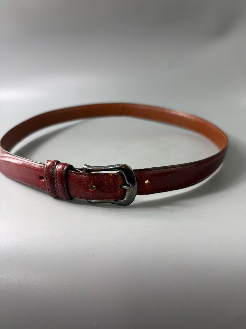 Authentic Vintage Coach 5900 Burgundy Leather Belt, Size 36/90